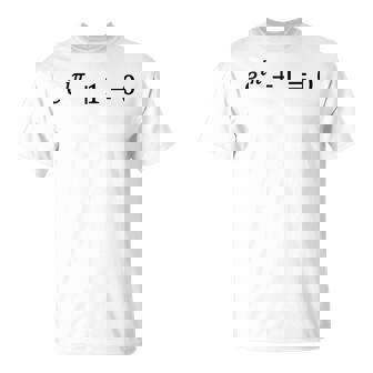 オイラーのアイデンティティ 最も美しい数学方程式 数学 Tシャツ - Kawaiitshirt