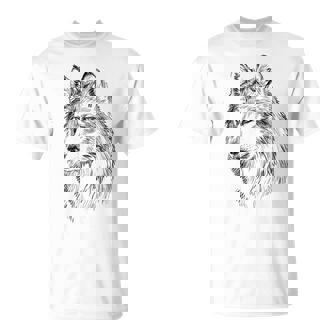 オオカミ イラスト デザイン 動物 シンボル ギフト Tシャツ - Kawaiitshirt