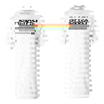 オシュコシュ、ウィスコンシン州エリアコード 920 レトロヴィンテージスタイルtシャツ Tシャツ - Kawaiitshirt