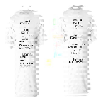 オタク数学ユークリッドオイラーガウスデカルトライプニッツフィボナッチ Tシャツ - Kawaiitshirt