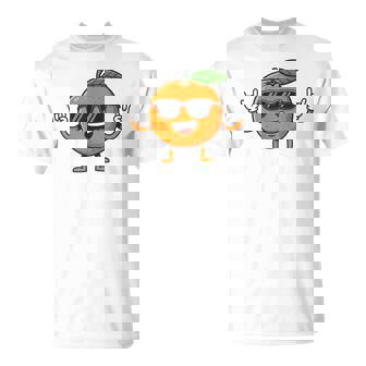 オレンジ 面白い 人間 クール シェード 腕 脚 夏 太陽 Tシャツ - Kawaiitshirt