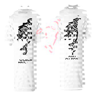 オークリー、カリフォルニア オルカキラー クジラ ネイティブアメリカン ギフト Tシャツ - Kawaiitshirt