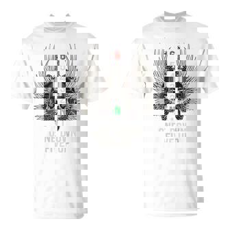 オートバイのギアシフト 1 ダウン 5 アップ バイカー スカル 背面 Tシャツ - Kawaiitshirt