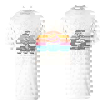 カップケーキは奇跡を信じたマフィンです レトロカップケーキ 長袖tシャツ Tシャツ - Kawaiitshirt