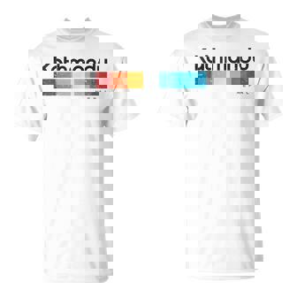 カトマンズ ネパール レトロスタイル ビンテージデザイン Tシャツ - Kawaiitshirt