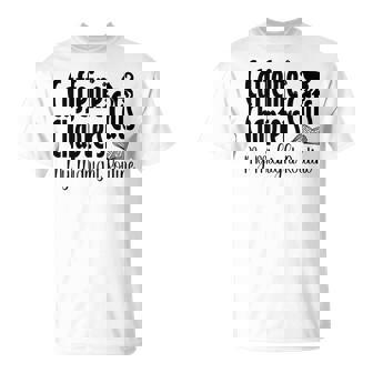 カフェイン猫・章 マイミッドナイトルーチン ナイトキャット フクロウ 長袖tシャツ Tシャツ - Kawaiitshirt