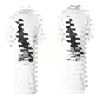 カラス ビンテージ イラスト カラス Tシャツ - Kawaiitshirt