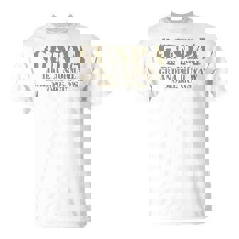 ガンパ 普通のおじいちゃん軍隊 銃好きのおじいちゃん 長袖tシャツ Tシャツ - Kawaiitshirt