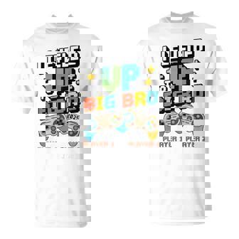 キッズ Leveled Up Big Bro 2025 ビッグブラザー幼児に昇格 Tシャツ - Kawaiitshirt