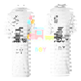 キッズ かっこいいチュー 3歳バースデーボーイ可愛い電車好き Tシャツ - Kawaiitshirt