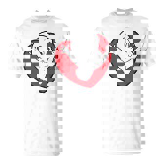 キャスパー・ザ・フレンドリー・ゴースト バレンタインデーのフロント&バック Tシャツ - Kawaiitshirt