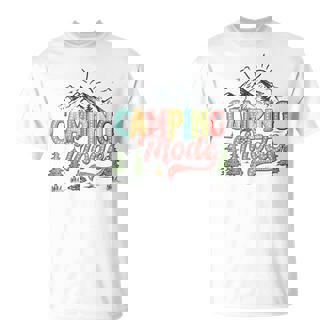 キャンプモード おもしろキャンパー 自然愛好家 スカウト ハローサマー Tシャツ - Kawaiitshirt