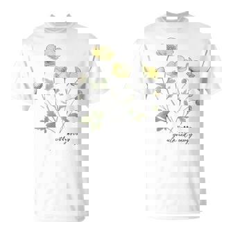 キンポウゲ 花柄 ボタニカルtシャツ ヴィンテージ 自然 野花 アート Tシャツ - Kawaiitshirt