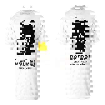 クマ ビール ドット絵 かわいい レトロ Tシャツ - Kawaiitshirt