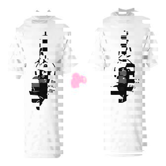 クレーンゲーム アーム Ufoキャッチャー 熊 ぬいぐるみ シルエット イラスト おもしろ Don't Catch Me Tシャツ - Kawaiitshirt