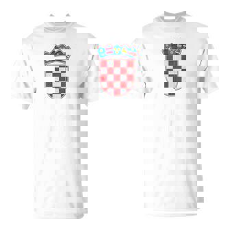 クロアチア ヴィンテージ クロアチア国旗tシャツ Tシャツ - Kawaiitshirt