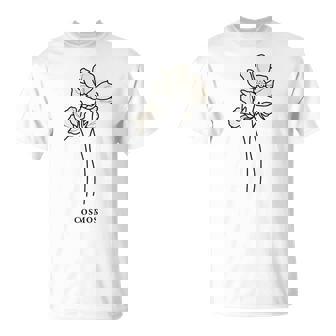 クール コスモス ボタニカル 花 かわいい コスモス 花好き Tシャツ - Kawaiitshirt