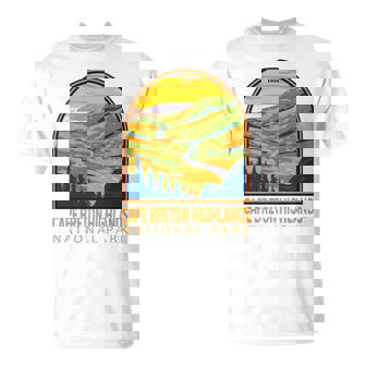 ケープブレトンハイランズ国立公園 カナダヴィンテージエンブレム 長袖tシャツ Tシャツ - Kawaiitshirt