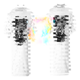 コアラ アートワーク カラフル アートアニマル コアラ Tシャツ - Kawaiitshirt