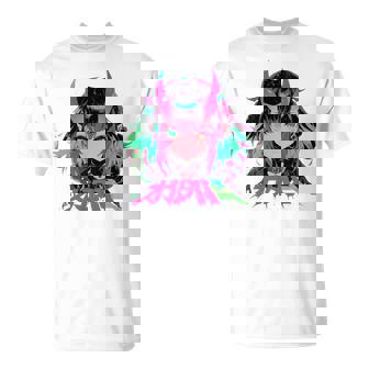 ゴシック アニメ 鬼 わいふ かわいい 日本 漫画 ヴェーパーウェア レトロ 長袖tシャツ Tシャツ - Kawaiitshirt