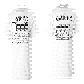 サイドライン ソーシャルクラブ ピーナッツギャラリー サッカーライフ おもしろサッカー Tシャツ - Kawaiitshirt