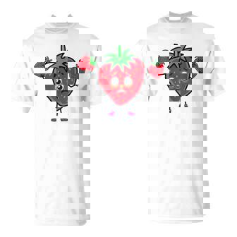 サマータイム いちご いちご 果実 果実 ガーデン Tシャツ - Kawaiitshirt