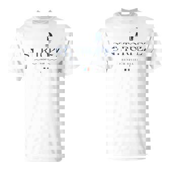 サントロペ フレンチリビエラ ヨットクラブ コートダジュール フランス Tシャツ - Kawaiitshirt