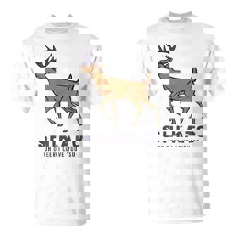 シカトhikato しかと 鹿 イラスト 簡単 鹿好き 鹿の十 鹿十 無視 シカトする 花札 言葉 おもしろ Tシャツ - Kawaiitshirt