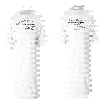 シグネチャーショーペンハウアーの哲学者 Tシャツ - Kawaiitshirt