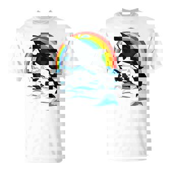 シャチ。シャチホエールウォッチング Tシャツ - Kawaiitshirt