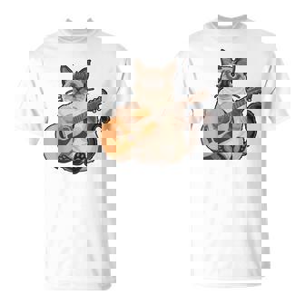 シャム猫ギタリスト ミーザー ギター奏者 Tシャツ - Kawaiitshirt