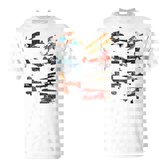 シングルエンジンプロペラ飛行機 Tシャツ - Kawaiitshirt