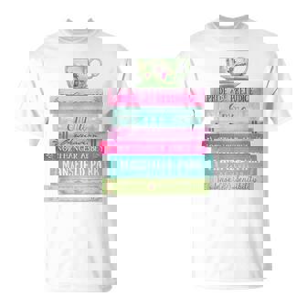 ジェーン・オースティン 本 スタック ティー 文学 文学 Tシャツ - Kawaiitshirt