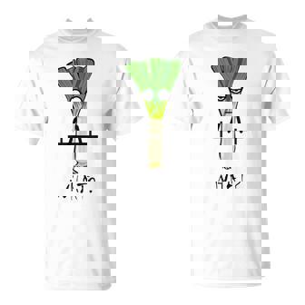 ジムでのトレーニングのための面白いネギフィットネスギフト Tシャツ - Kawaiitshirt