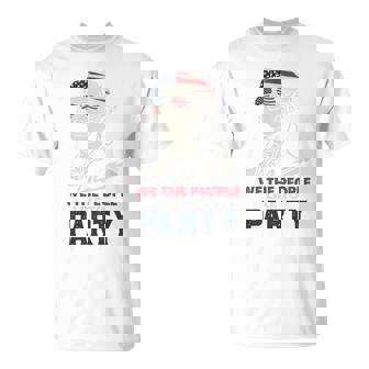 ジョージ・ワシントン ファンスターズ ストリップ アメリカ国旗 7月4日 ペイトリオット 長袖tシャツ Tシャツ - Kawaiitshirt