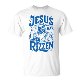 ジーザス・ハズ・リズン・ファニー・ジーザス・ミームリズ・ヤング・クリスチャン Tシャツ - Kawaiitshirt