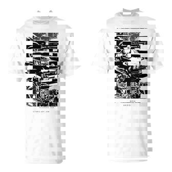 スカイライン ハコスカ ビンテージ スポーツカー ワイスピ ハードチューン グッズ 長袖tシャツ Tシャツ - Kawaiitshirt