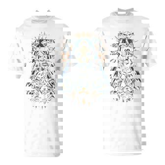 スカル サンタ ムエルテ クリスチャン 長袖tシャツ Tシャツ - Kawaiitshirt