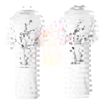 スコティッシュフォールド ネコ 桜の花 長袖tシャツ Tシャツ - Kawaiitshirt