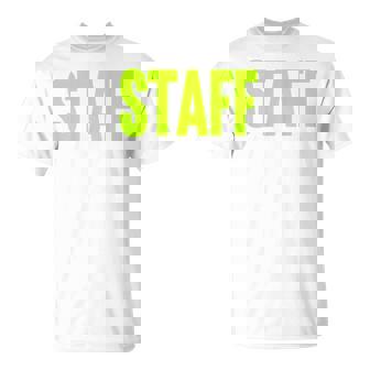 スタッフ イベント 衣装 クルー 音楽祭 Backprint ワーカー Tシャツ - Kawaiitshirt