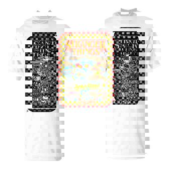 ストレンジャー・シングス プロモ コミック イレブン リンク O マニア レトロ 80年代 長袖tシャツ Tシャツ - Kawaiitshirt