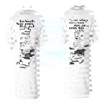 スローサンデーブッククラブ 本好きの猫 Tシャツ - Kawaiitshirt