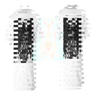 セクシーガールグラフィックtシャツ セクシーな悪魔の女の子のピンナップバックプリント Tシャツ - Kawaiitshirt