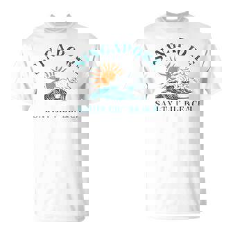 ソルティ リル ビーチ シンガポール 旅行 お土産 シンガポール Tシャツ - Kawaiitshirt