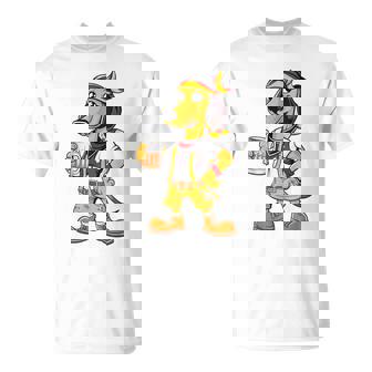 ダックスフント ドイツ服 オクトーバーフェスト レーダーホーゼン メンズ 乾杯 Tシャツ - Kawaiitshirt