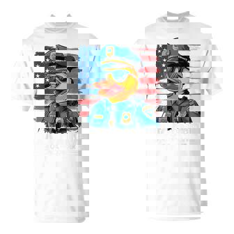 ダックパトロールファニーポリスダック Tシャツ - Kawaiitshirt