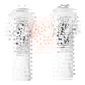 ダヴィンチ・ヴィトルヴィアンマン・ピザ Tシャツ - Kawaiitshirt