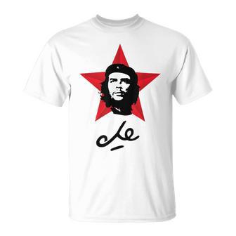 チェ・ゲバラ、キューバ、署名、ゲリラ、チェ Tシャツ - Kawaiitshirt