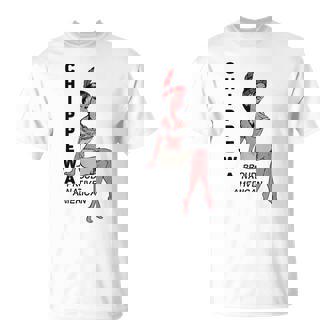 チペワ アメリカン インディアン トライブ キュート プラウド カートゥーン スクワー Tシャツ - Kawaiitshirt