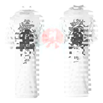 テコンドーサンライズ テコンドーファイター Tkdバックプリント Tシャツ - Kawaiitshirt